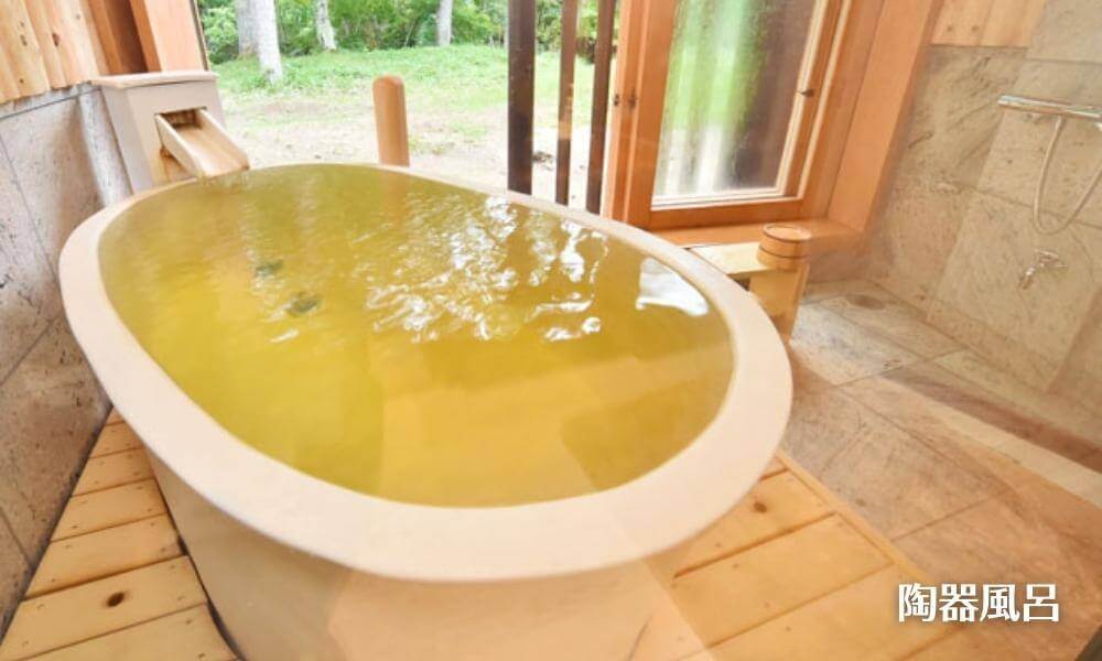 カムイの湯ラビスタ阿寒川の陶器風呂